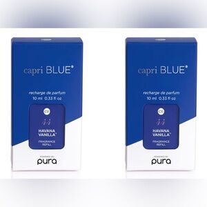 Capri Blue Pura Smart Home Plug-in Diffuser Refills- Havana Vanilla (Pack of 2)